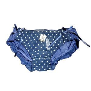 2/$20 Brand new navy blue polka dot underwear panties